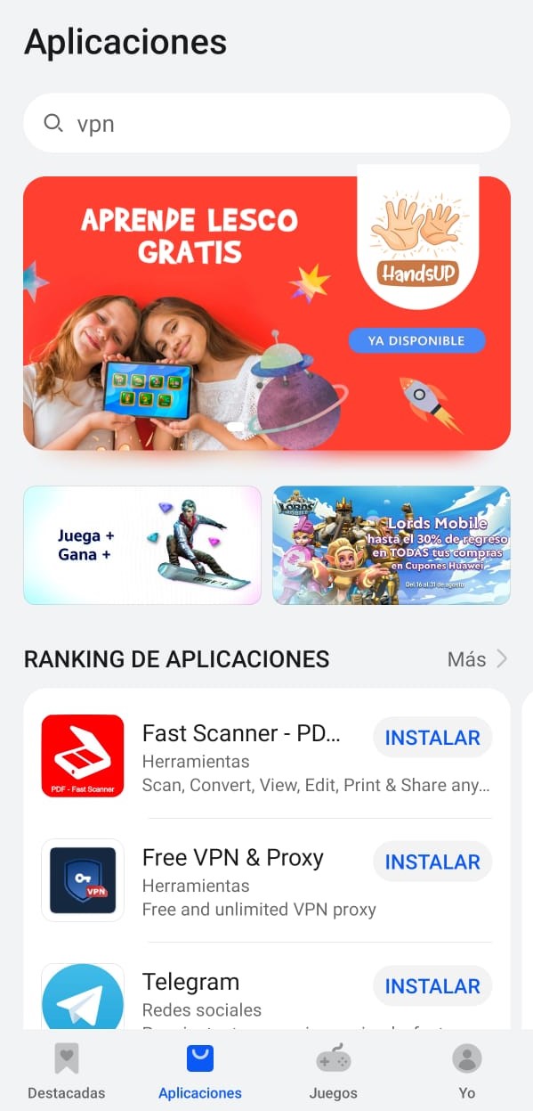 Nueva versión de AppGallery llega a mejorar  la búsqueda y descubrimiento de apps
